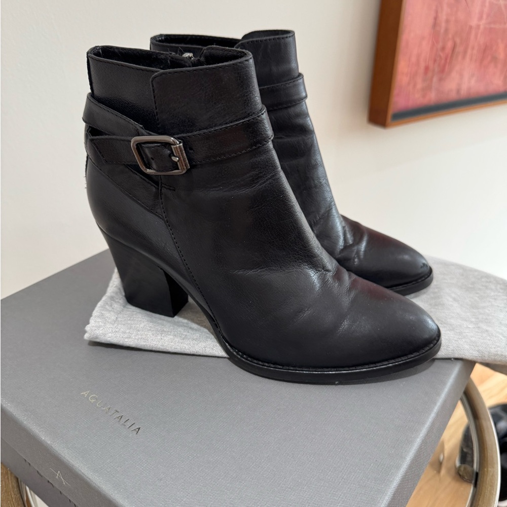 Aquatalia 3 inch leather bootie